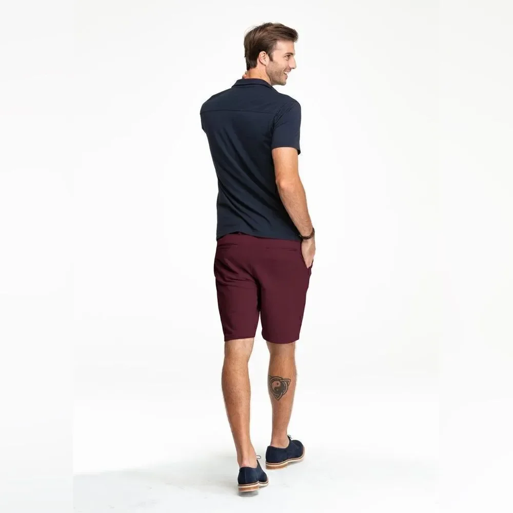 NEW Swet Tailor Mens Maroon Shorts